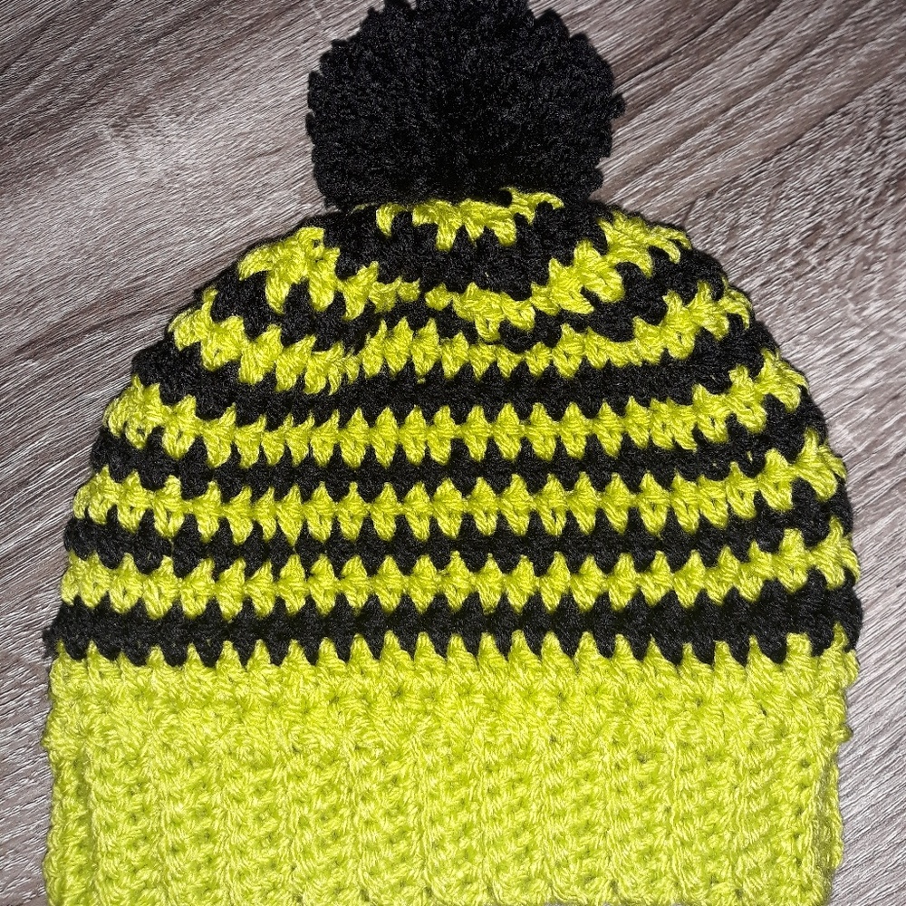 Crochet unisex kids beanie